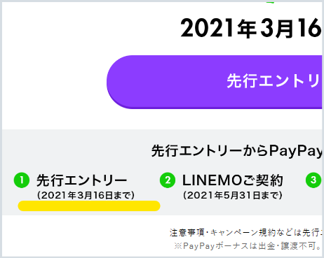 ラインモ Linemo 先行エントリーのしかたと特典の受け取り方 学ぼうネット