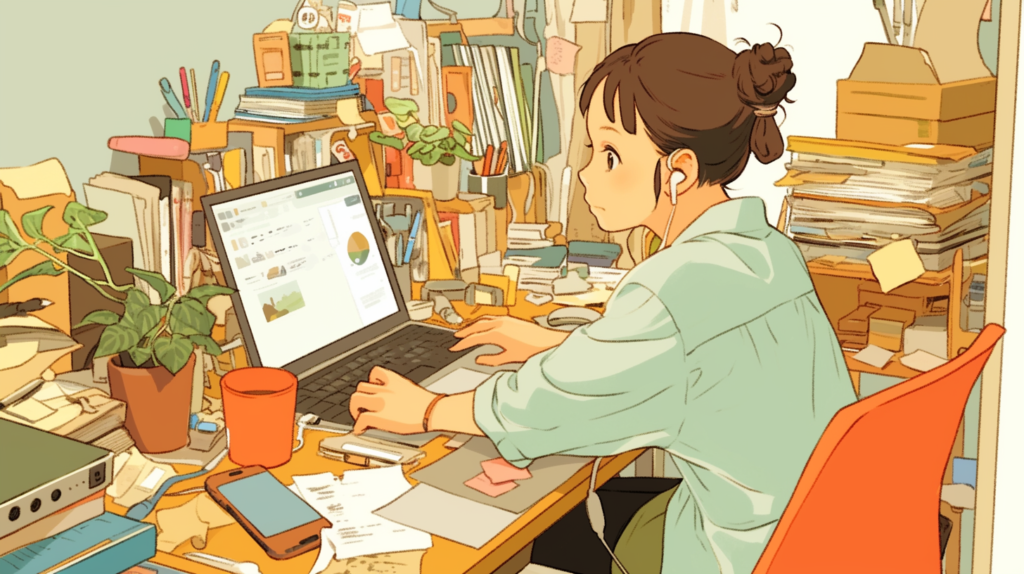 忙しさを理由に返信のペースを下げる