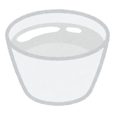 日本酒の入ったおちょこのイラスト