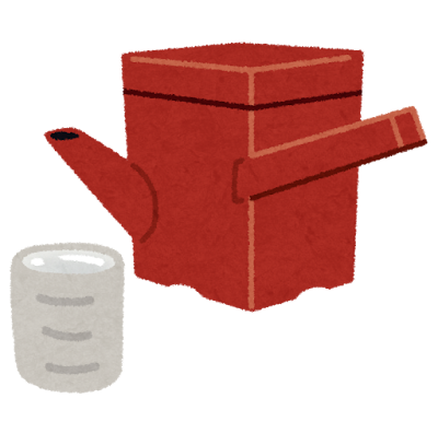 そば湯のイラスト